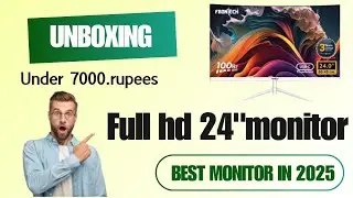 24'' Ultima Series Curved LED Monitor  100Hz, 1920x1080  1800R Curve, Bezel Less Design MON 2025