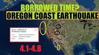 OREGON COAST EARTHQUAKE! 4.1- 4.8 BLANCO TRANSFORM FAULT ZONE ATTN DUTCHSINSE!