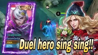 DI RUSUH EMAK EMAK RESEH!! MAIN BENEDETTA JUNGLE ADU MEKANIK LANCELOT!! #trending #mlbb #benedetta 