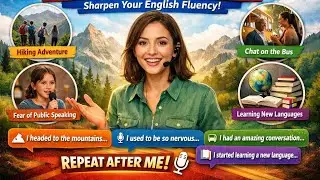 Shadowing Practice in English | Speak Fluently & Confidently (Repeat After Me)