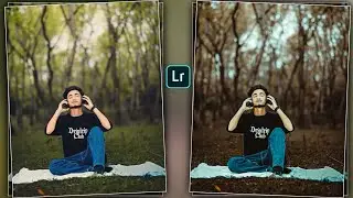 🔥 Lightroom Outdoor Photo Editing ✨ | Moody Brown Forest Effect 🍂📸 | Look! ⚡