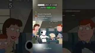 Ranking Best of Stewie Griffin in Family Guy 🔥