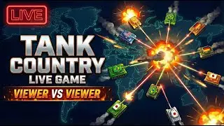 CHAT CONTROLS THE WAR 💥 TYPE YOUR COUNTRY | LIVESTREAM INTERACTIVE GAME TANK BATTLE