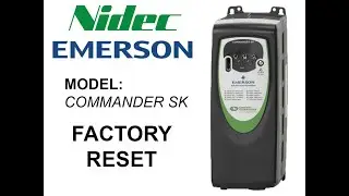 Сброс к заводским настройкам Emerson (NIDEC) Commander SK (сброс привода/инвертора до заводских настроек по умолчанию)