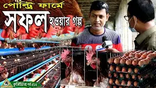 512-পোল্ট্রি ফার্মে সফল হওয়ার গল্প। Poultry Farming in Bangladesh চিত্রপুরী কৃষিচিত্র Krishi Chitra