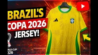 Brasil Copa 2026 Design on Round Neck Jersey Mockup | PSD design Template