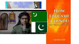 2 Muslims debate Pakistan as Sita Ram Goel watches || How I Became A Hindu || BOOK REVIEW || #books