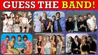Guess the Band by Their Photo! 🎸🎤 | 75 Legendary Bands Challenge