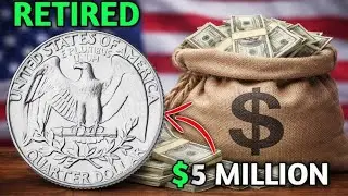 Top 9 Ultra Quarter Dollar Coins Most Valuable Washington Quarter worth money Coins worth pennies!!