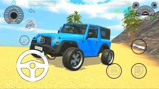 Gadi Wala Kar Game 🚗 | Modified Thar Driving Simulator | Android Gameplay 2026