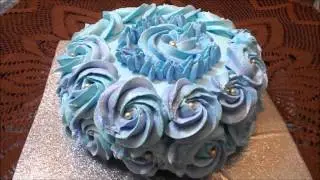 Swirl Rose Cake