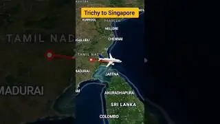 Trichy to Singapore flight travel#trichy#trichyairport#singapore