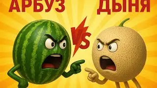 🍉 Арбуз vs Дыня 🍈 &mdash; КТО ЛУЧШЕ?! 🤯 Спор, который решит всё!