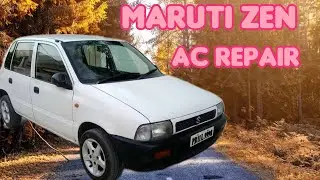 Maruti Zen AC repair compressor change