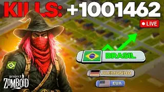 🔴 AO VIVO | 1001462 KILLS  7 anos de Sobrevivência | O MUNDIAL DE ZOMBOID 🇧🇷