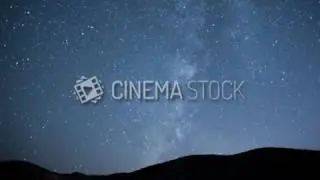 CinemaStock - Timelapse - A timelapse of star trails in a desert at night