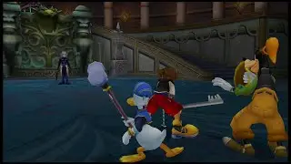Sora vs Dark Riku first encounter Kingdom hearts Final Mix
