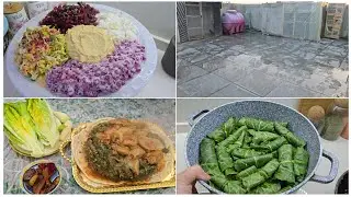 هلا بالعطله وريحه رمضان وصفات للشهر الفضيل تفيدكم🌙🤤دك وركص وهلاهل😂غسلت حتى السطح💪