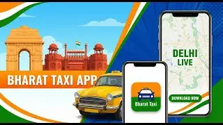 Bharat Taxi Delhi-NCR में Live 🚕 Zero Commission से Ola-Uber को टक्कर