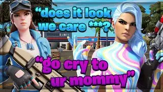Savage Gamer Girls TEAM UP on Toxic Gamer Guy.. (Fortnite Squad Fills)