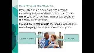Helping my child develop his language skills through books dans early literacy activities