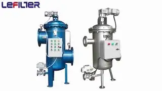 vertical self cleaning water filter