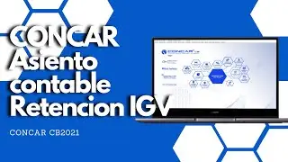 🔵🟣CONCAR - ASIENTO CONTABLE PARA RETENCION IGV 🔶