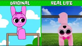 Best TikToks of Incredibox Sprunki: Pinki play on the monkey bars | Original vs Plush Toys