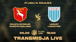 Zapis transmisji: Orlęta Radzyń Podlaski - Lewart Lubart&oacute;w 2:1 #4liga | Sezon 2025/26