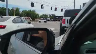 Light Power CSX Geep At Armenia Avenue (with gate runners)