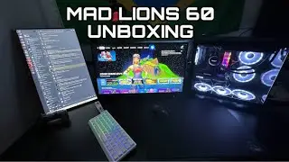 Mad Lions White Edition UNBOXING + Fortnite Gameplay!