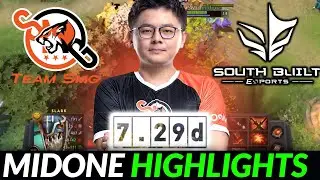 Second day is not bad! MidOne Slark + Juggernaut SMG vs SBE