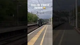 London North Western Railways class 730 gives 3 tone at speed! 🤩🤩🤩 #train #britishrailways