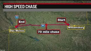 State Patrol: Chase Spans 70 Miles on I-80, Reaches 111 MPH