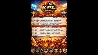 KPL SEASON 3 - DAY 1