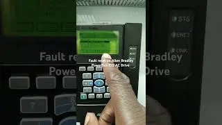 How to reset faults on Allen Bradley PowerFlex 755 AC drive