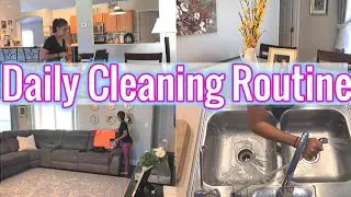 DAILY CLEANING ROUTINE 2020| WHAT I CLEAN EVERYDAY AS A SAHM