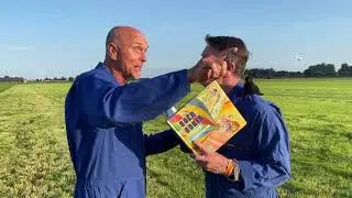 Philip en Ted met de luchtballon