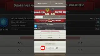 Draw Clan War #clashofclans #shorts