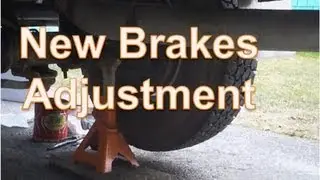 New Brake Shoe Adjustment