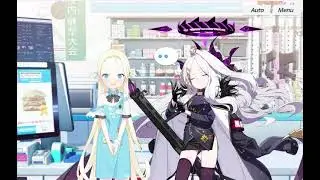 Blue Archive Red winter event,Hanging out with Ayane & Hoshino