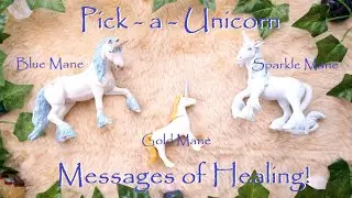 Rune Reading - Pick-a-Unicorn - Magical Unicorn Oracle Cards and Willow Runes