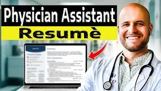 Resum&egrave; BASICS for PA school or medical school