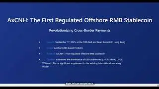 Kazakhstan-licensed institution AnchorX launches the offshore RMB stablecoin AxCNH