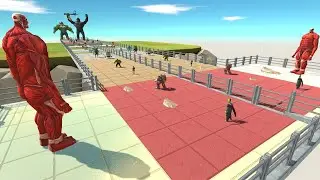 Boss Race: King Kong vs Leru Leru  Who is Faster? Animal Revolt Battle Simulator