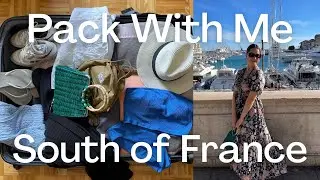 Pack With Me for Nice 🇫🇷 | South of France Romantic Vacation Essentials