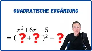 Quadratische Ergänzung - Beispiele binomische Formeln rückwärts anwenden