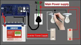 Inverter Connection For Home || How to do Luminous Inverter Connection || Part -2 || It's Electrical