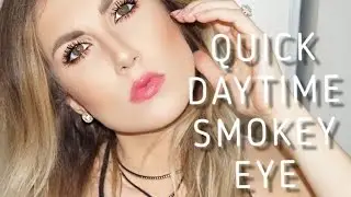 QUICK DAYTIME SMOKEY EYE | TOO FACED NATURAL EYE PALETTE | 3 MIN