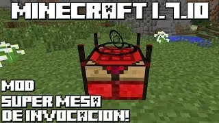 Minecraft 1.7.10 MOD SUPER MESA DE INVOCACIÓN!